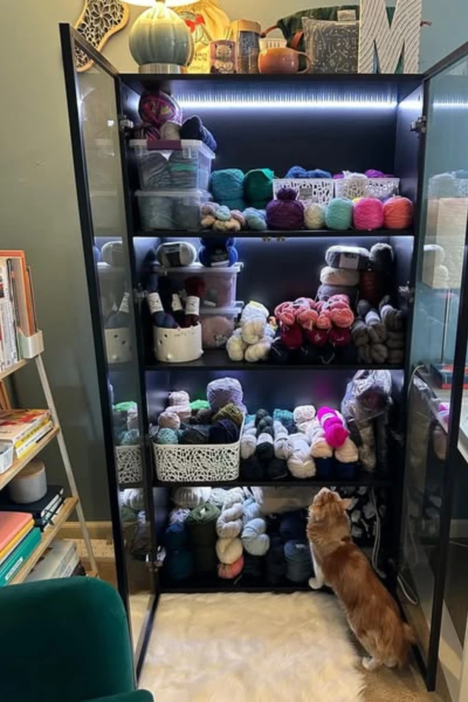 Tall Yarn Cabinet