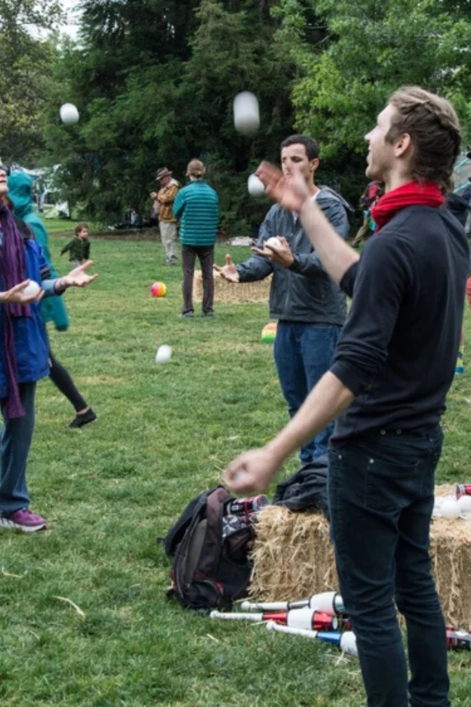 Outdoor Juggling Circle
