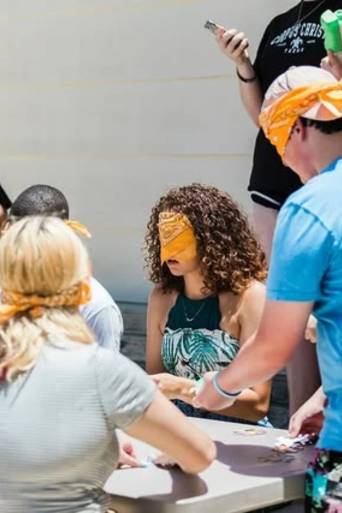 Blindfold Puzzle Challenge
