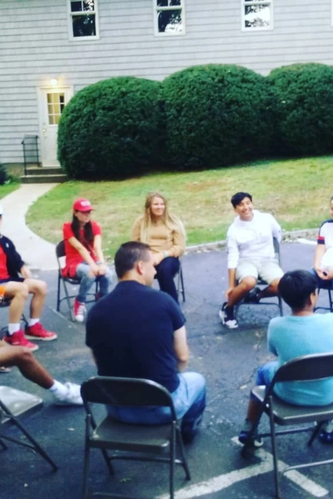 Outdoor Circle Discussion Game