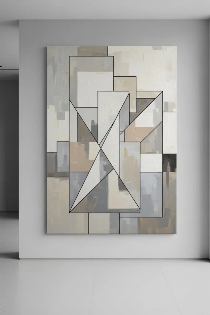 Minimal Geometry - Abstract Canvas Art Ideas