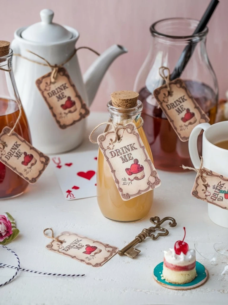 Drink Me Labels - Alice in Wonderland Decorations