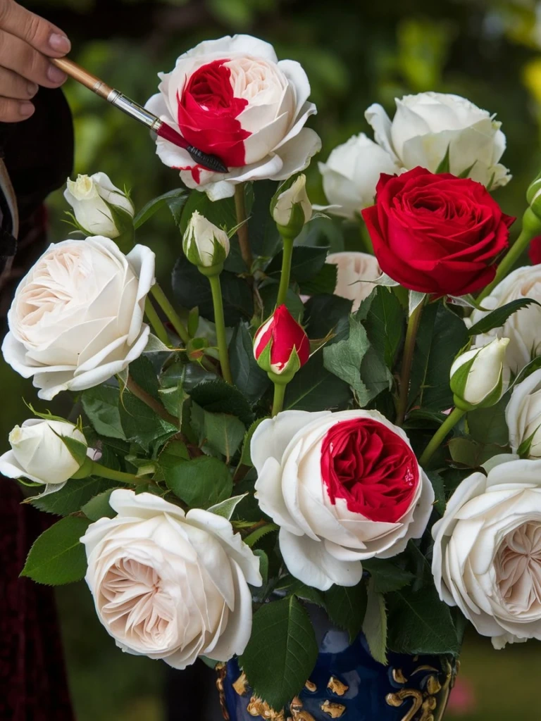 Painted Roses - Alice in Wonderland Decorations