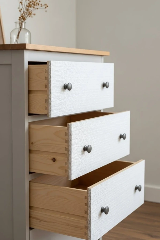 Wallpaper Drawer Pop - DIY Furniture Renovation Ideas