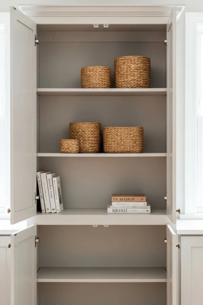 Open Shelf Conversion - DIY Furniture Renovation Ideas