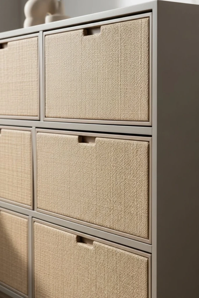 Fabric Panel Insert - DIY Furniture Renovation Ideas