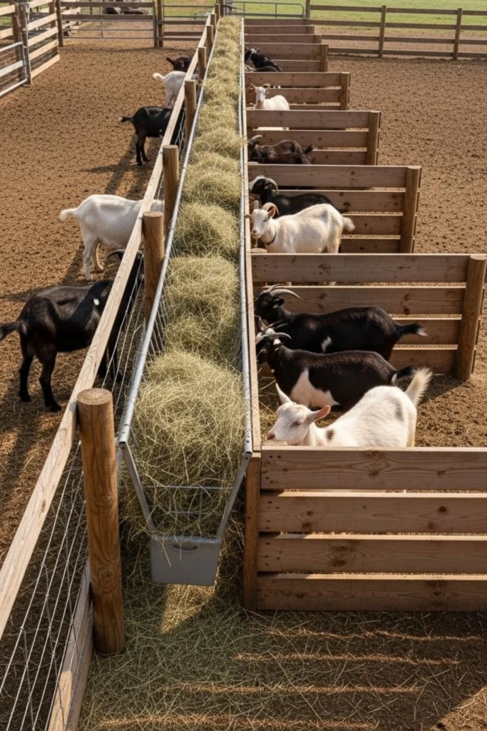 Feed-First Pen - DIY Goat Pen Ideas