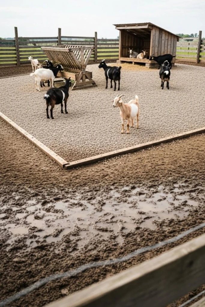 Dry-Core Pen - DIY Goat Pen Ideas