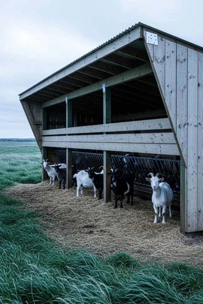 Wind-Channel Pen - DIY Goat Pen Ideas