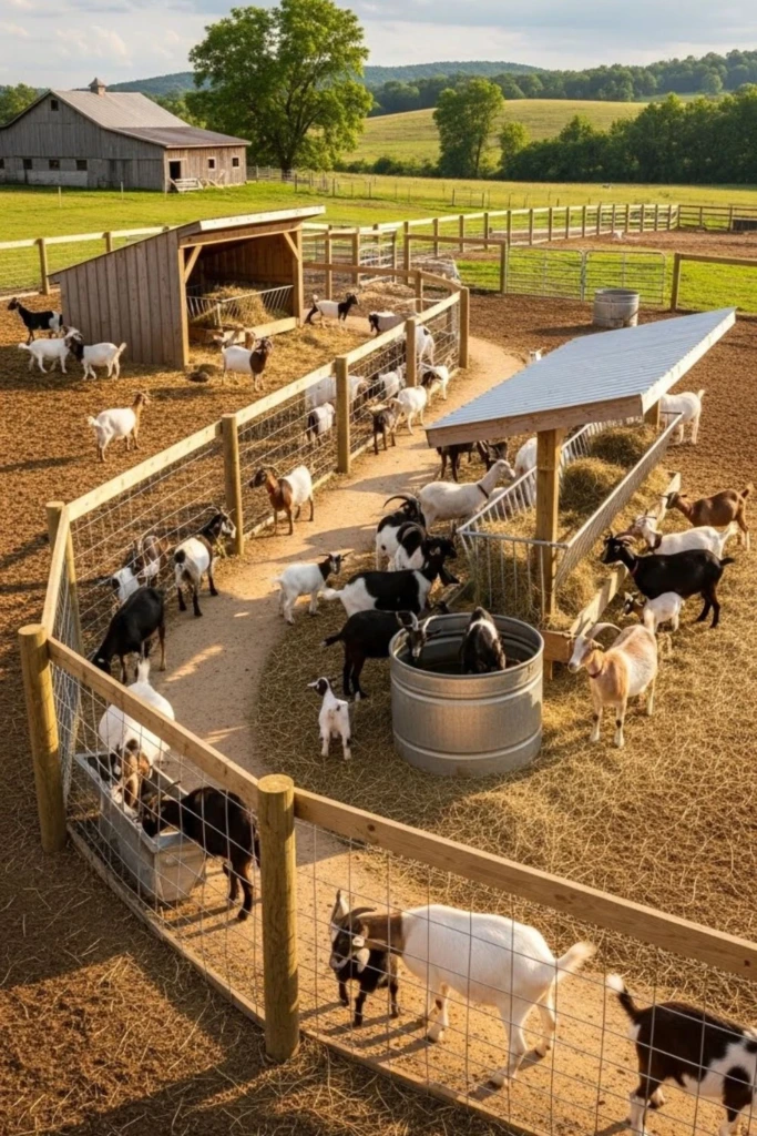 Routine Path Pen - DIY Goat Pen Ideas