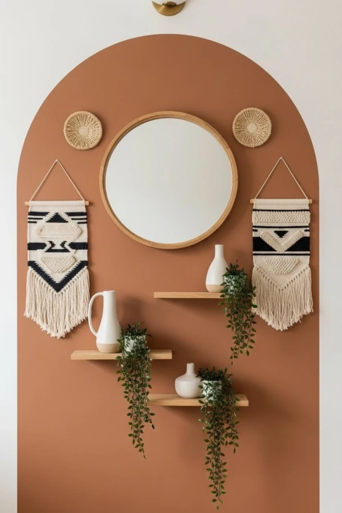 Painted Arch Accent - DIY Wall Decor Ideas
