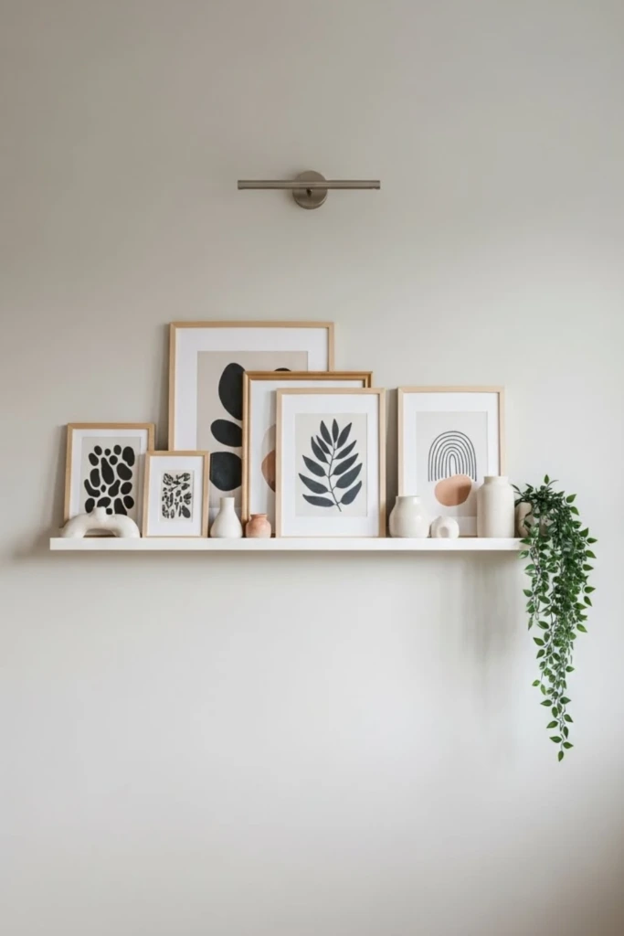 Floating Picture Ledge - DIY Wall Decor Ideas