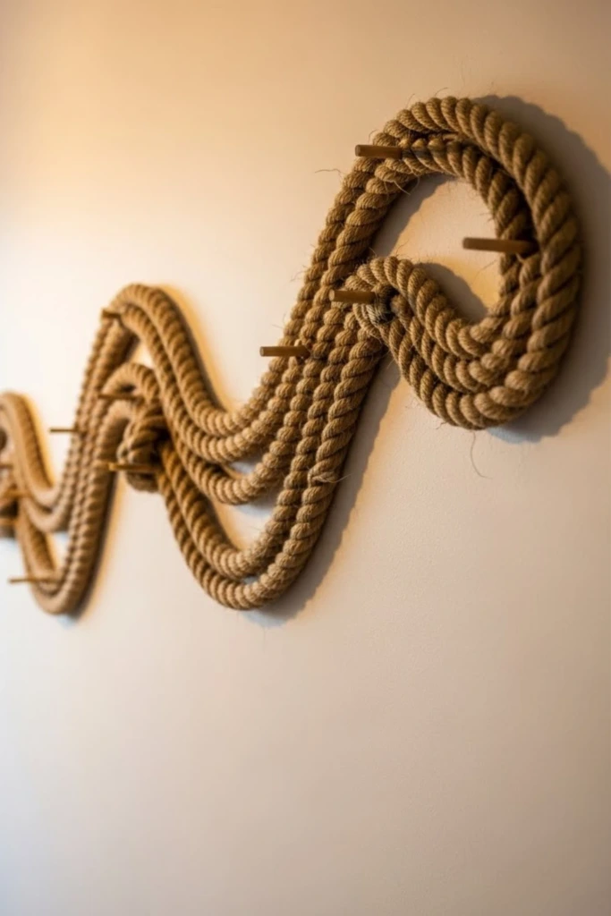 Rope Wall Art - DIY Wall Decor Ideas