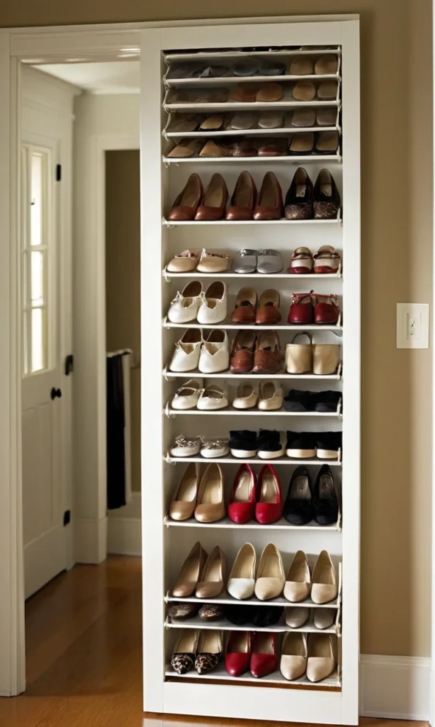 Hanging Shoe Organizers - How to Store Fabric – 12 Genius Hacks to Organize