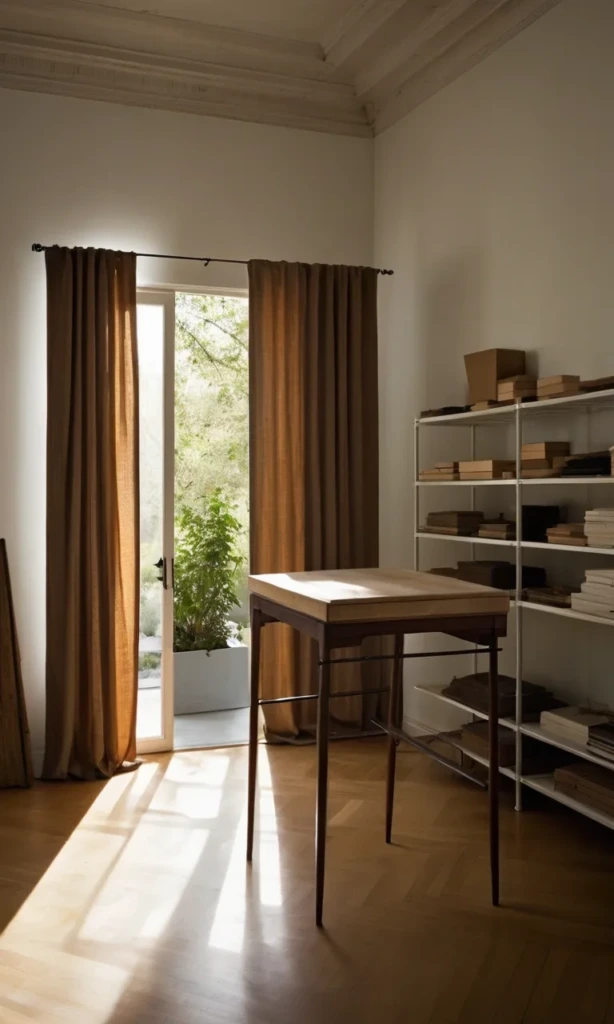 Curtain Rods for Draping Fabric - How to Store Fabric – 12 Genius Hacks to Organize