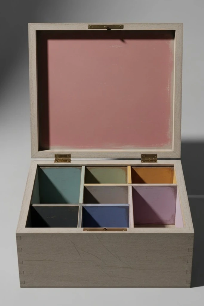 Memory Color Coding - Painted Memory Box Ideas