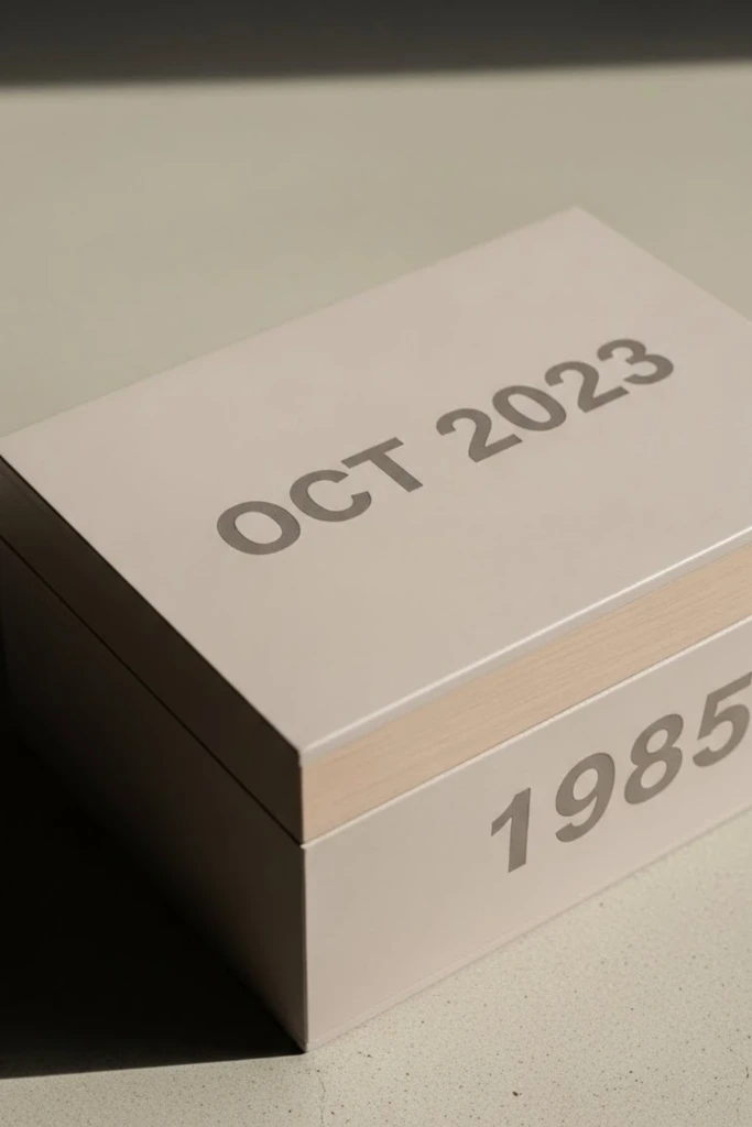 Date-Centered Design - Painted Memory Box Ideas
