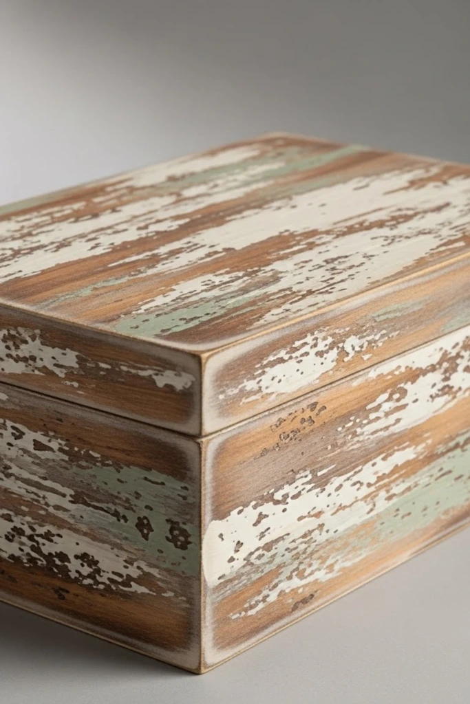 Texture Over Detail - Painted Memory Box Ideas