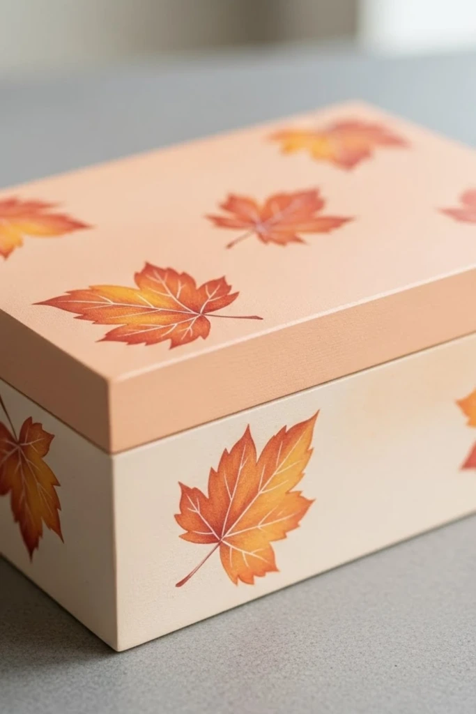 Seasonal Memory Theme - Painted Memory Box Ideas