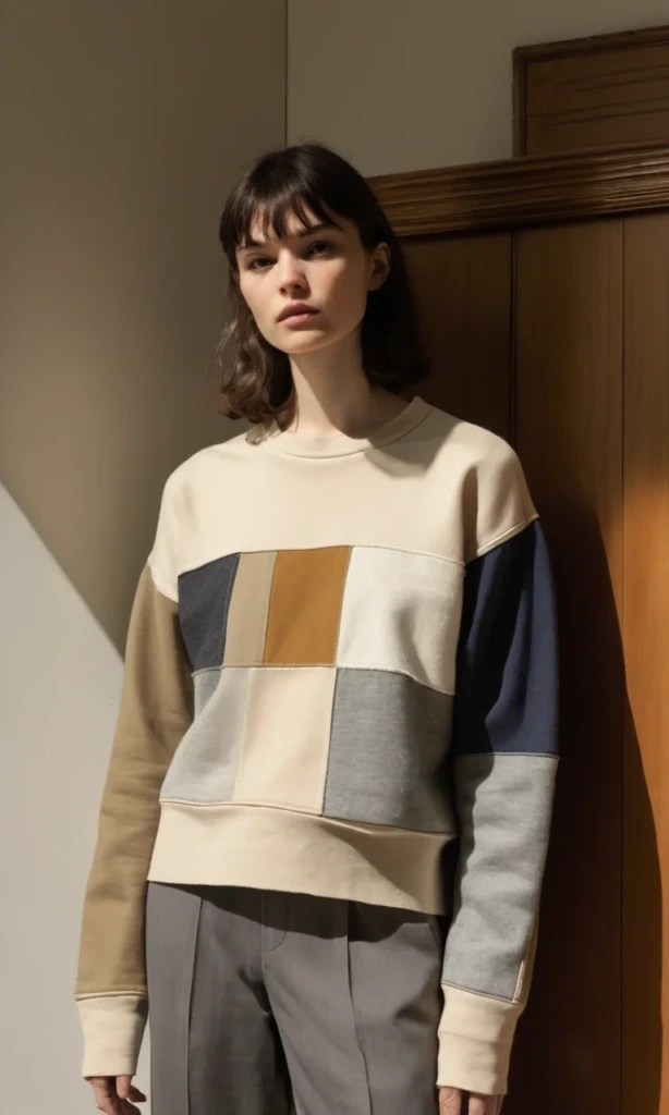 Start With One Small Patch - Patchwork Sweatshirt Crafts