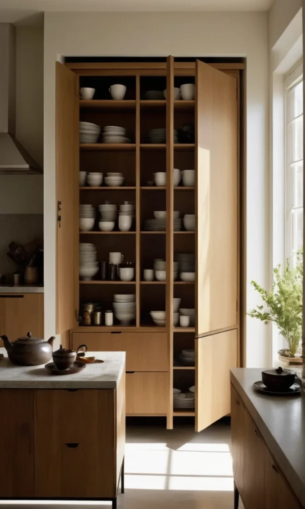 Minimalist Tea Cabinet - Tea Organization Ideas