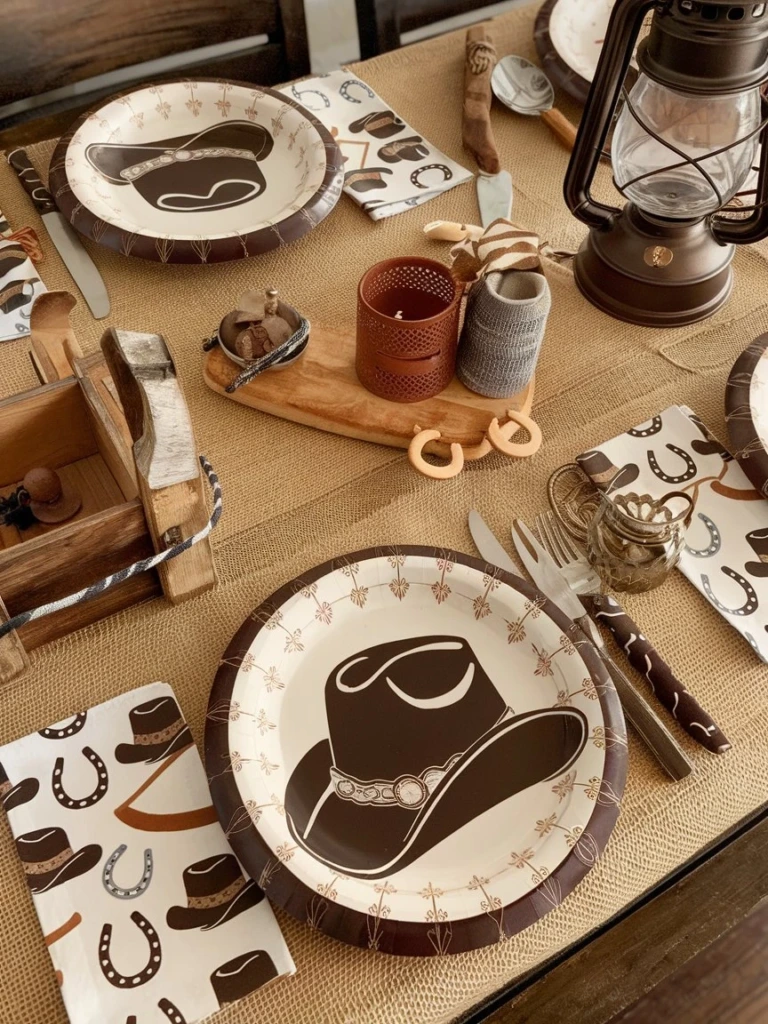 Western-Themed Tableware - Western Party Decorations